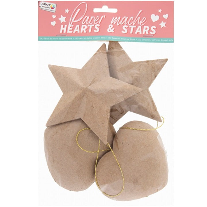 Paper Mache Decorations Set of 4