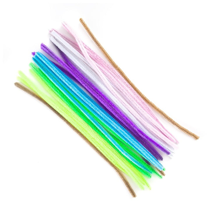 Pastel Chenille Stems - 30 cm x 8 mm / 25 pcs — image 2