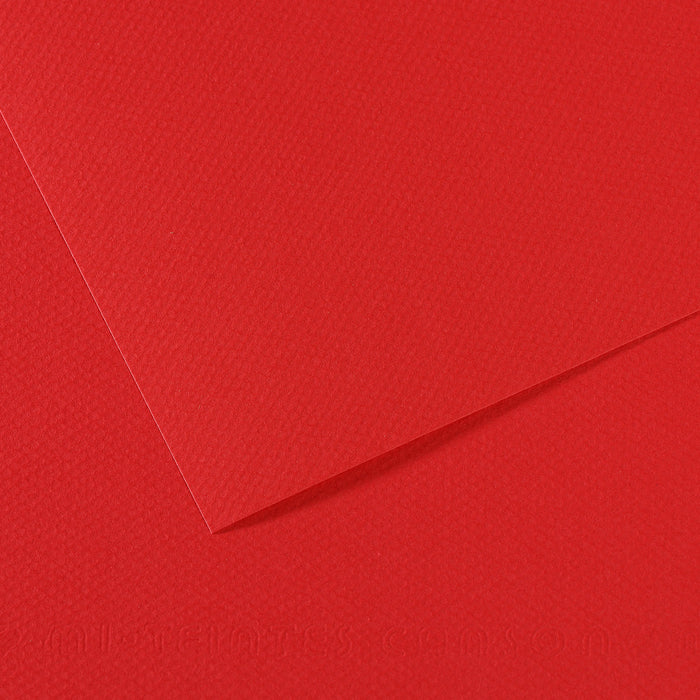 Pastel Paper CANSON Mi-Teintes A4 / 160 g/m² – 50 Sheets – Bright Red 505