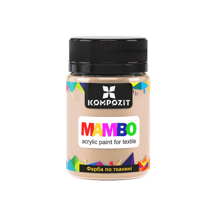 MAMBO Пастелна акрилна боя за текстил и кожа 50ml — изображение 4