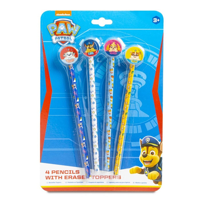 Paw Patrol Set of 4 Pencils