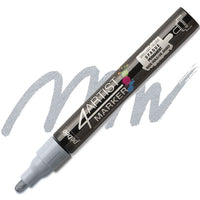 Pébéo 4ARTIST MARKER Oil-Based Marker, 4 mm – silver