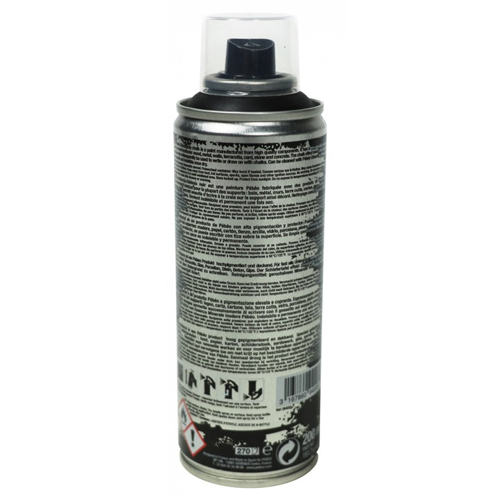 Pebeo Acrylic Chalk Paint Spray, 200 ml, Black — image 2