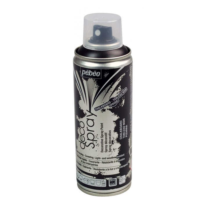 Pebeo Acrylic Chalk Paint Spray 200 ml, Black
