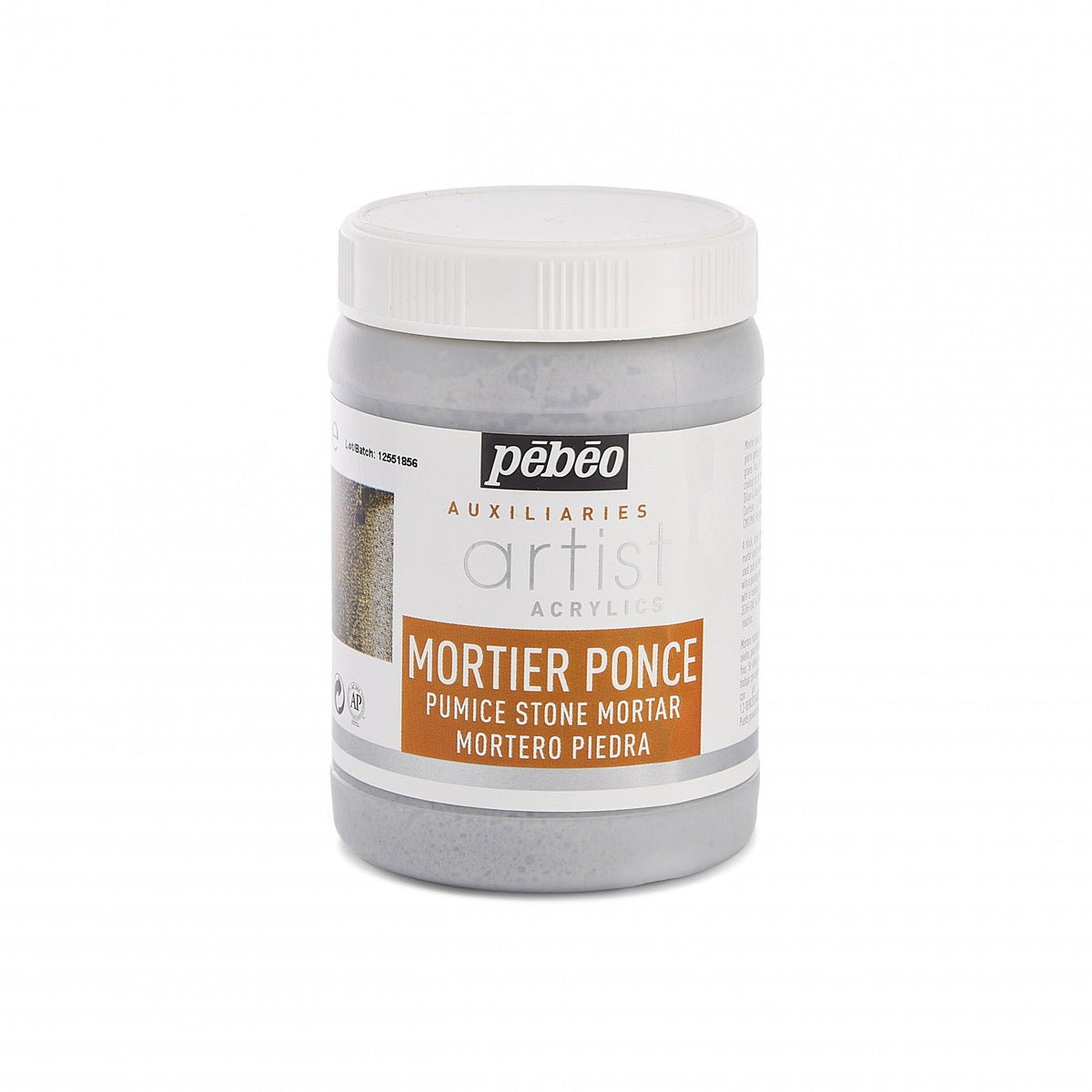 Pebeo Acrylic Pumice Stone Mortar 250 ml