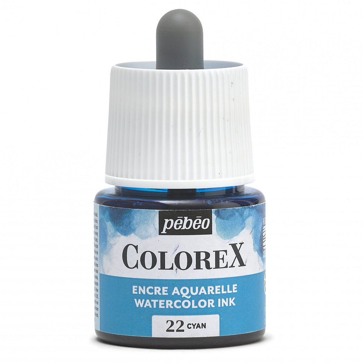 Pebeo Colorex Liquid Watercolor Ink 45 ml – Cyan
