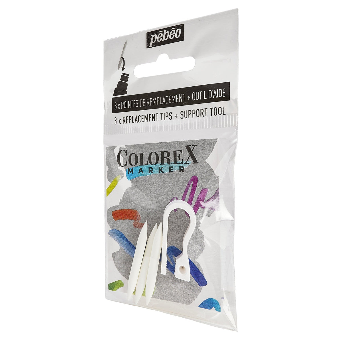 PEBEO Colorex Replacement Brush Nibs 1 mm – 3 pcs