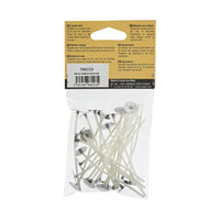PEBEO Gédéo Candle Wicks with Metal Tabs 8 cm - 25 pcs