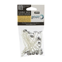 PEBEO Gédéo Candle Wicks with Metal Tabs 8 cm - 25 pcs