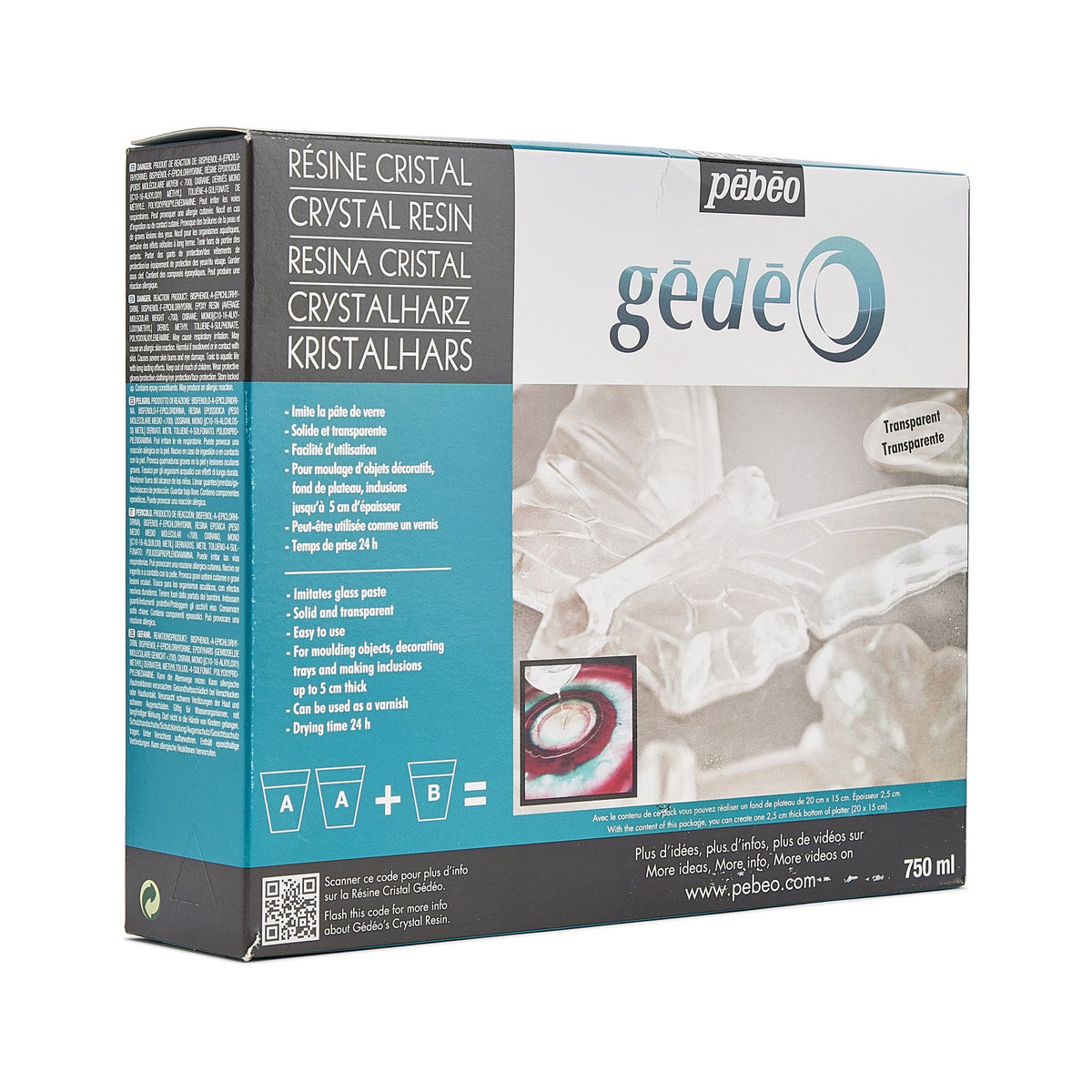 Pebeo Gédéo Crystal Resin 750 ml Clear