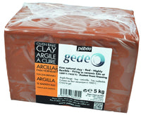 PEBEO Gédéo Self-Hardening Clay 5 kg Red – 5 kg red