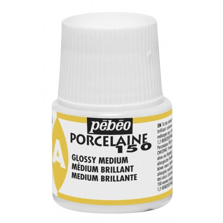 Pébéo Gloss Medium Porcelain 150 for Porcelain Paints 45 ml