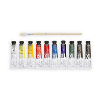 Pebeo Oil Paint Set STUDIO XL, 10 x 20 ml + Brush - image 2