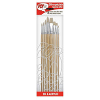 Pebeo Paint Brushes, Set of 8 [950150]