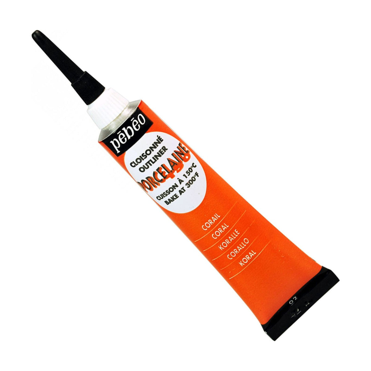 Pebeo Porcelaine 150 Outliner Relief Paste 20 ml – Coral