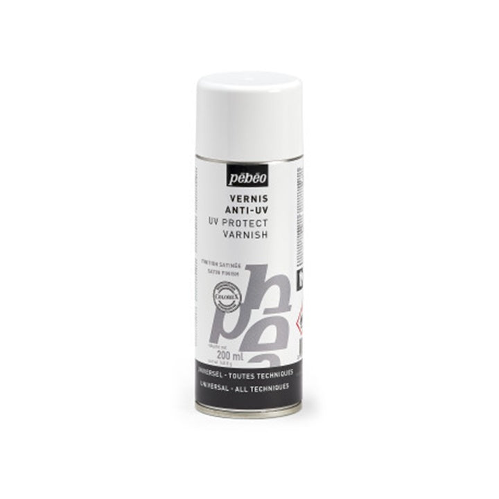 Pebeo Satin Anti-UV Spray Varnish 200 ml — image 2