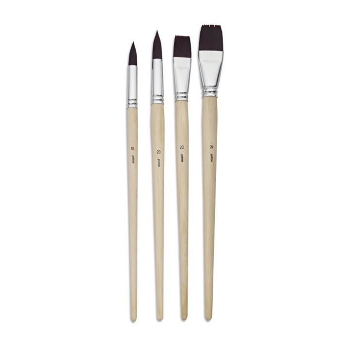 Pebeo Set of 4 Brushes for Acrylic and Oil Paints - Image 1