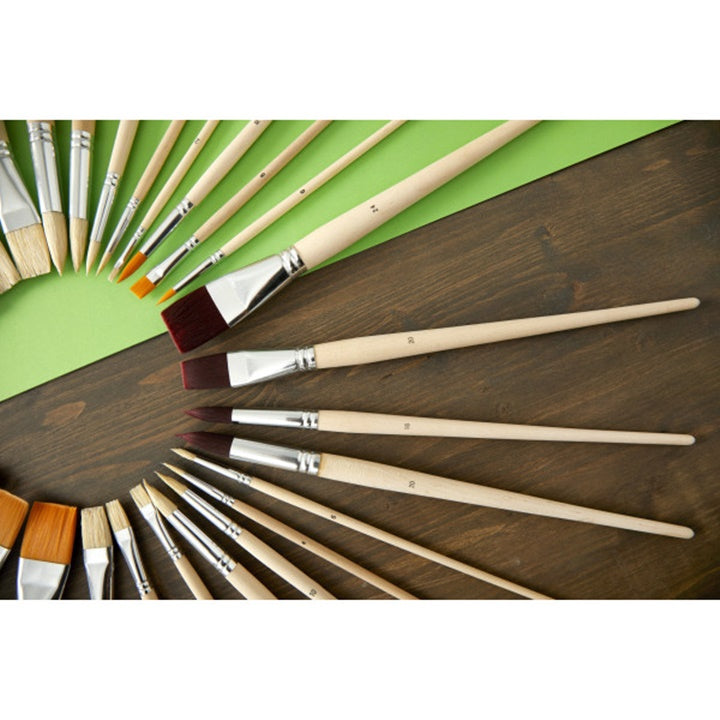 Pebeo Set of 4 Brushes for Acrylic and Oil Paints - Image 2
