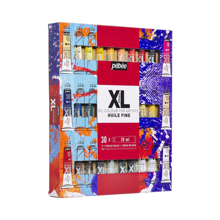 Pebeo STUDIO XL Set of Oil Paints 30x20 ml + 1 Brush — image 2
