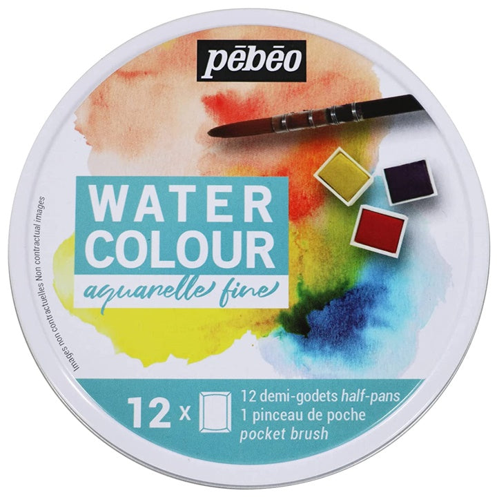 Pebeo Watercolor Set in a Metal Box