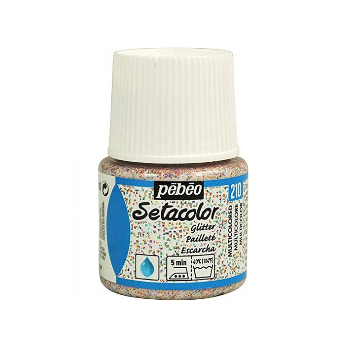Pebeo Setacolor Glitter Fabric Paint, 45 ml