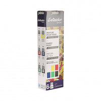 Pebeo Setacolor Opaque Fabric Paint Set 6 x 20 ml