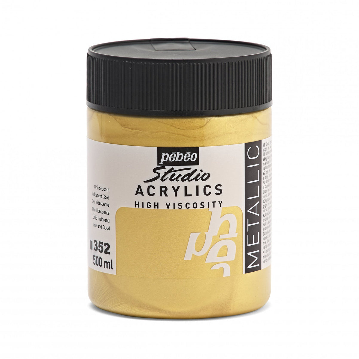Pebeo Studio Acrylic Paint 500 ml – Gold
