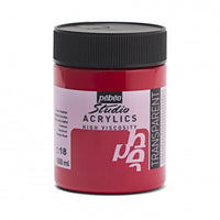 Pebeo Studio Acrylic Paint 500 ml – Naphthol Crimson