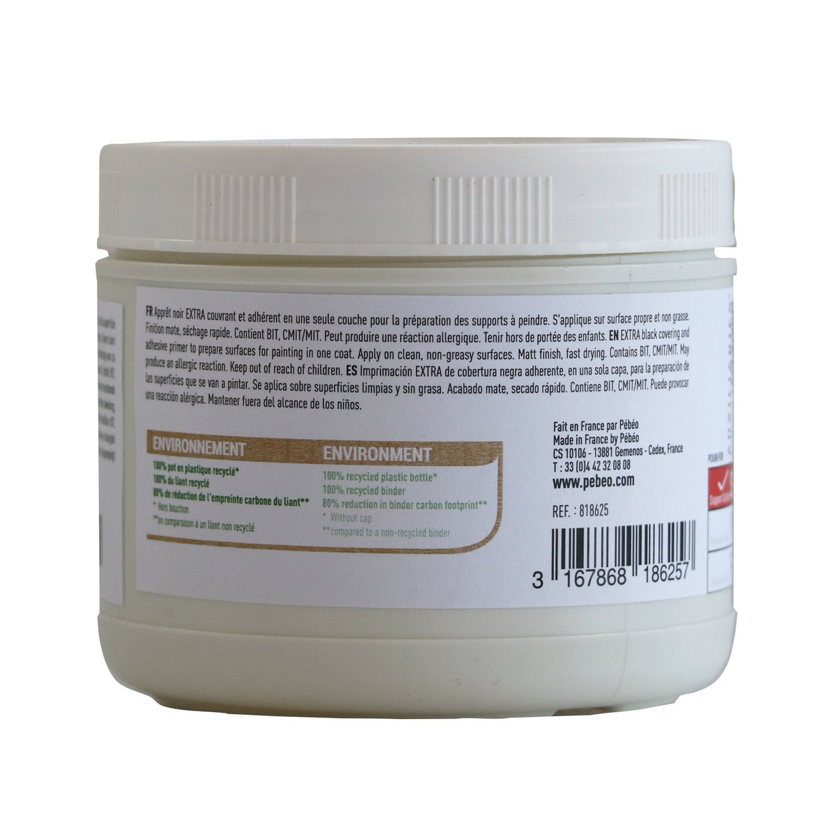 Pebeo Studio Acrylics Black Gesso 475 ml