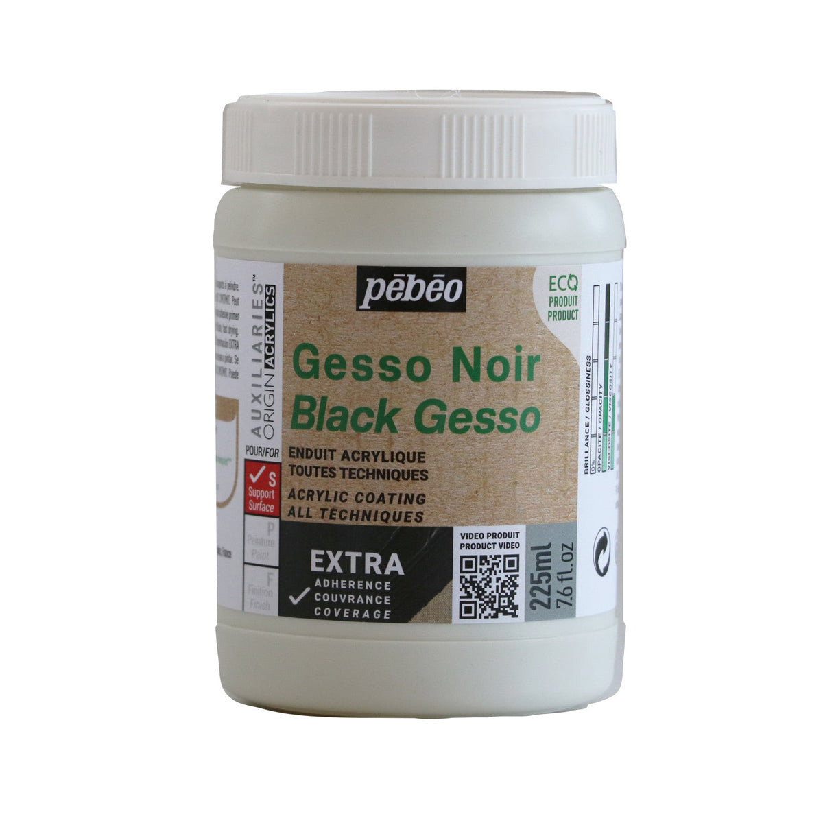 Pebeo Studio Black Gesso 225 ml