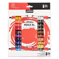 Pebeo Studio Huile XL Oil Paint Set, 24 x 12 ml