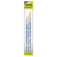 Pebeo Synthetic Brushes, Set of 3