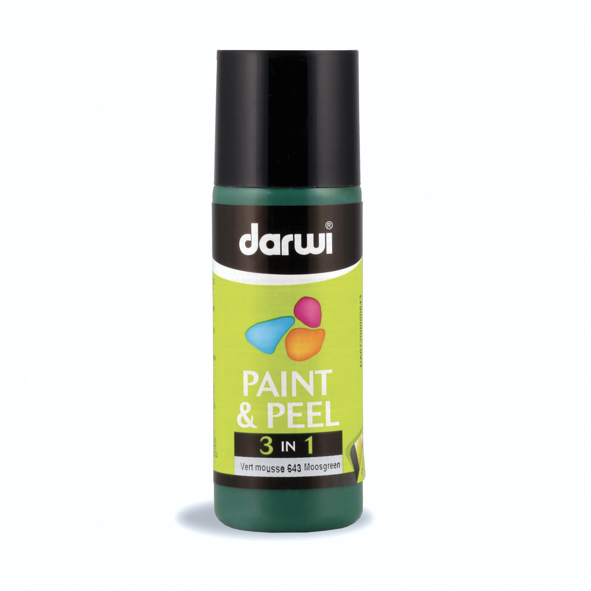 Peel-off glass paint DARWI Paint & Peel 3in1 80 ml
