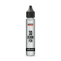 Pentart 3D Decor Pen Glitter 30 ml – Silver