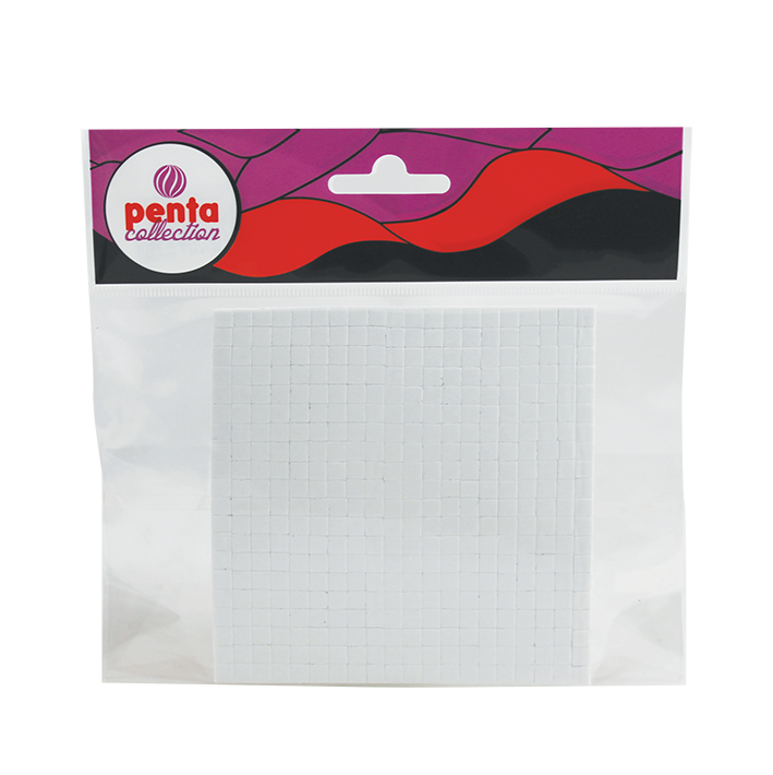 Pentart 3D Foam Pads 5x5 mm, 2 mm Thick
