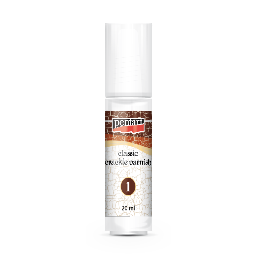 Pentart Classic Two-Step Crackle Varnish Set, 20 ml