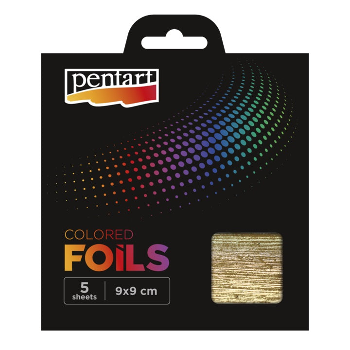 Pentart Colored Foil, 5 Sheets, 9 x 9 cm | various shades — image 7