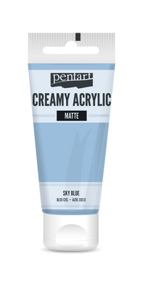 Pentart Creamy Matte Acrylic Paint, 60 ml – sky blue