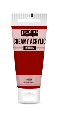Creamy metallic acrylic paint 60 ml – bumblebee