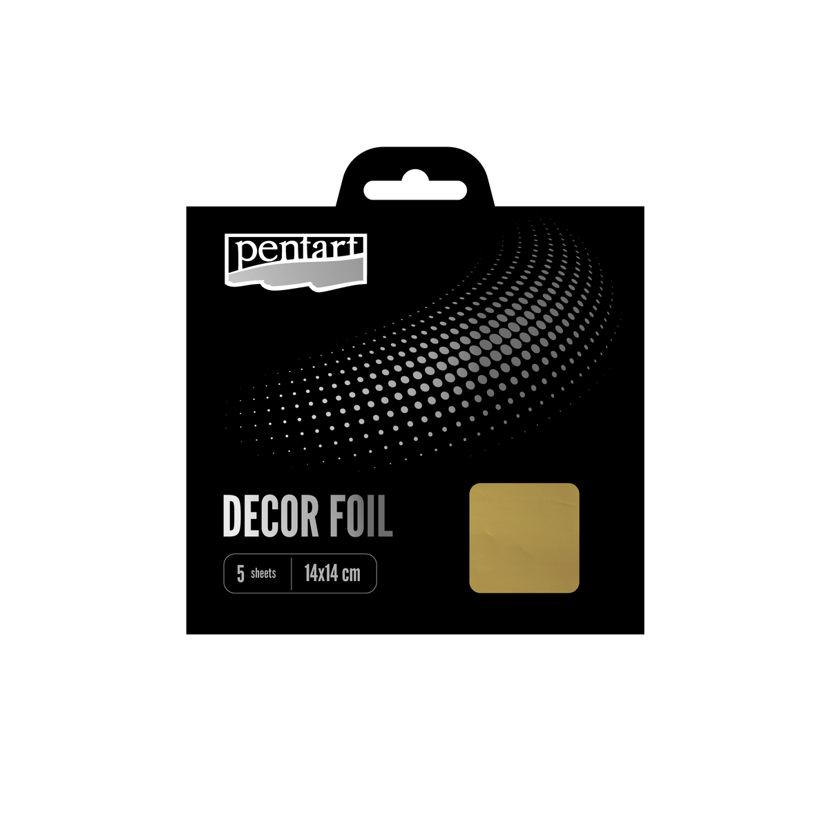 Decor foils metallic 14 x – gold cm