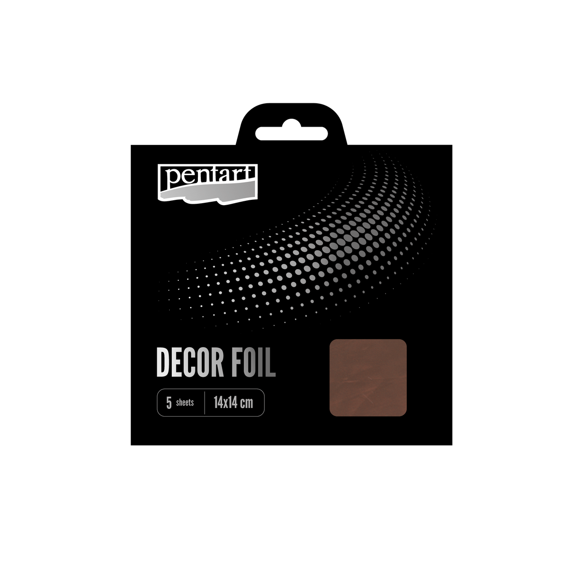 Decor foils metallic 14 x – bronze cm
