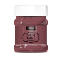 Pentart Decorative Chalk Paint Chalky - 230 ml – Burgundy red