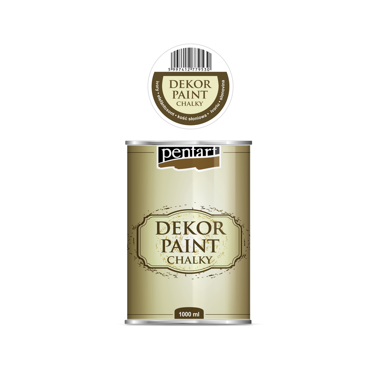 Pentart Dekor Paint Chalky Chalk Paint 1000 ml