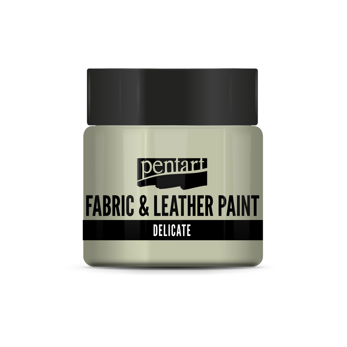 delicate fabric & leather paint 50 ml – white gold