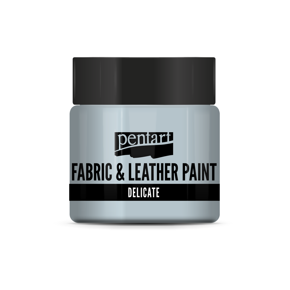 delicate fabric & leather paint 50 ml – bluish silver