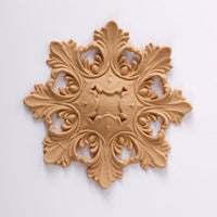 Pentart Elastic Wood Decorative Ornament - Rosette 9 x 6 cm