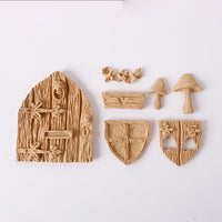 Pentart Elastic Wood Fairy Tale Set 6 x 5 cm 7 pcs