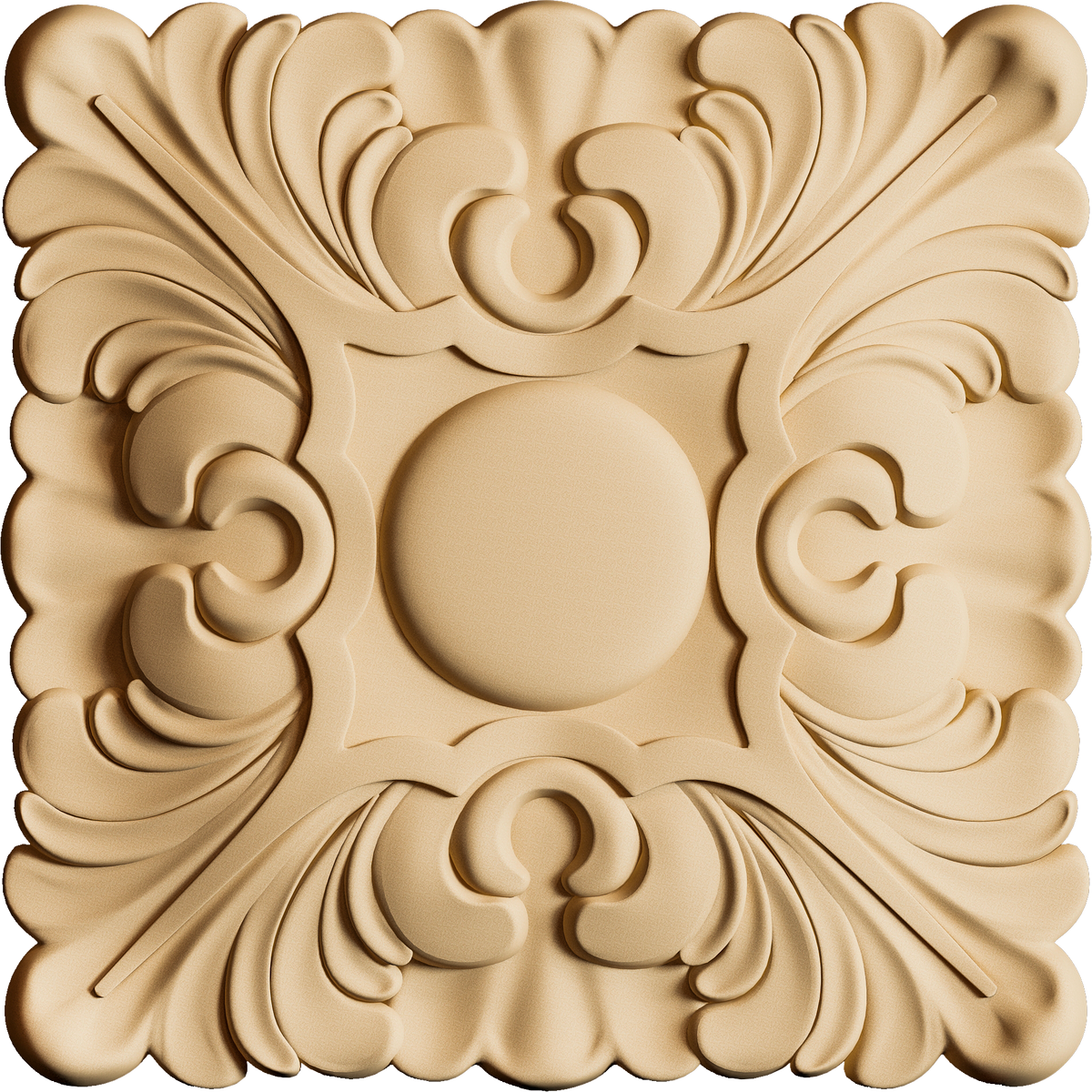 Pentart elastic wood RZ 05 square 6 x 6 cm
