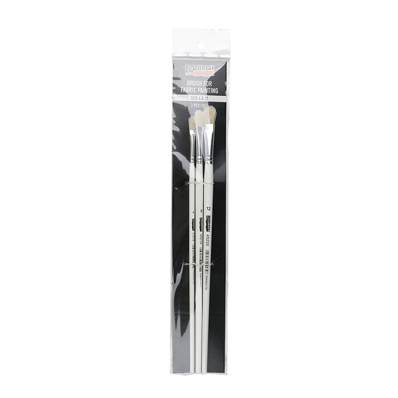 Pentart Fabric Painting Brush - size 4, 8, 12