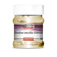 Pentart Fineline Two-Component Crackle Varnish with Fine Lines, 230 ml